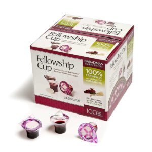 Fellowship Cup Prefilled Communion Cups with Grape Juice and Wafer