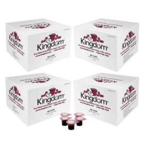 4 boxes of Kingdom PC500 - Case of 2000 red juice with wafer