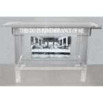 Acrylic Communion Table with Last Supper Image