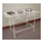 Kingdom Acrylic Communion Table Clear - A Modern Addition for Your Traditional Celebration